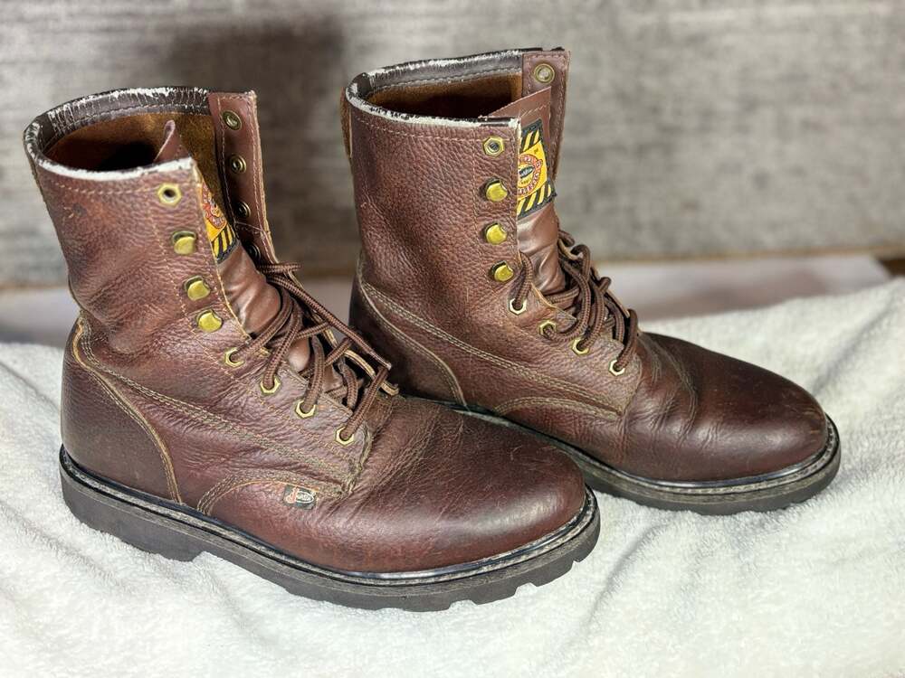 Justin‎ Men's WK905 8-Inch Leather Lace-Up Work Boots